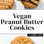 Vegan Peanut Butter Cookies