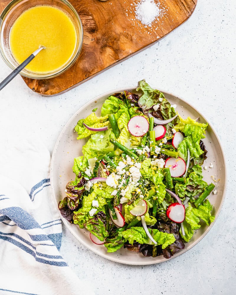 Asparagus salad with Dijon vinaigrette