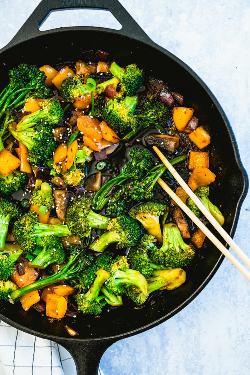 Broccoli stir fry