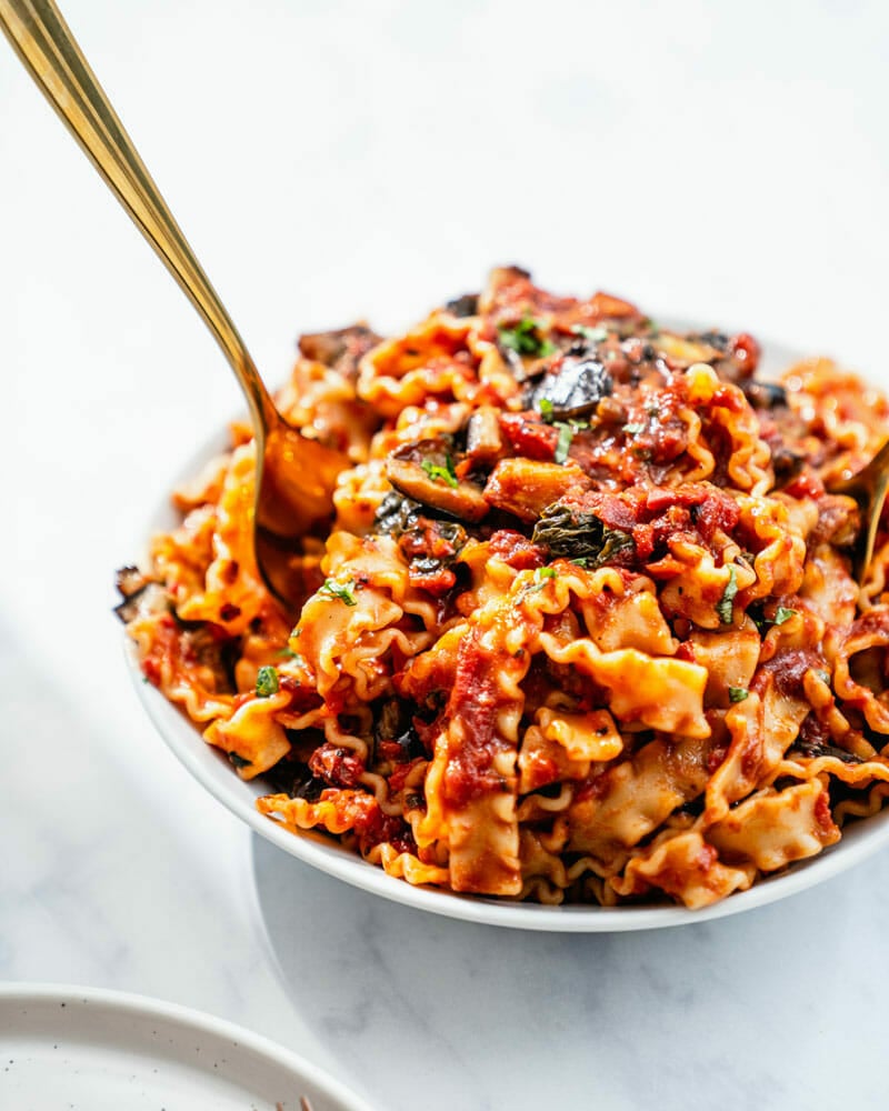 Eggplant pasta