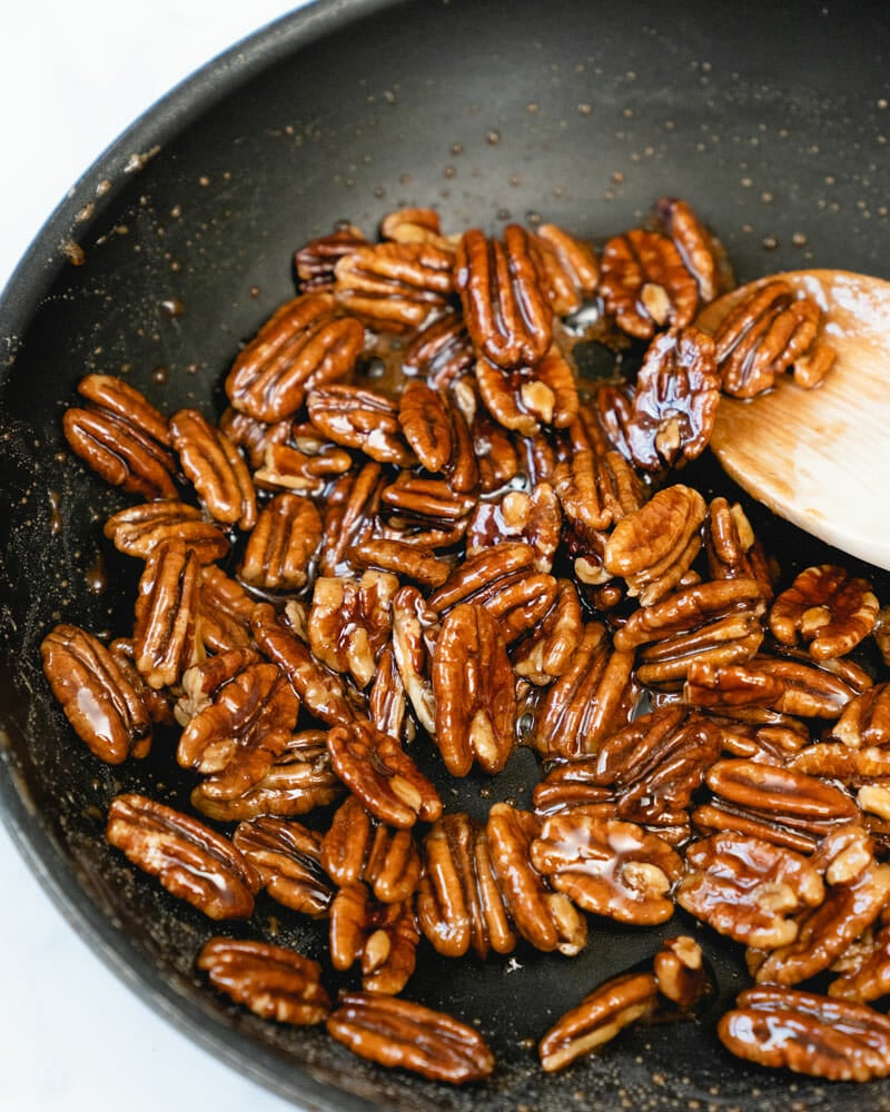Glazed pecans