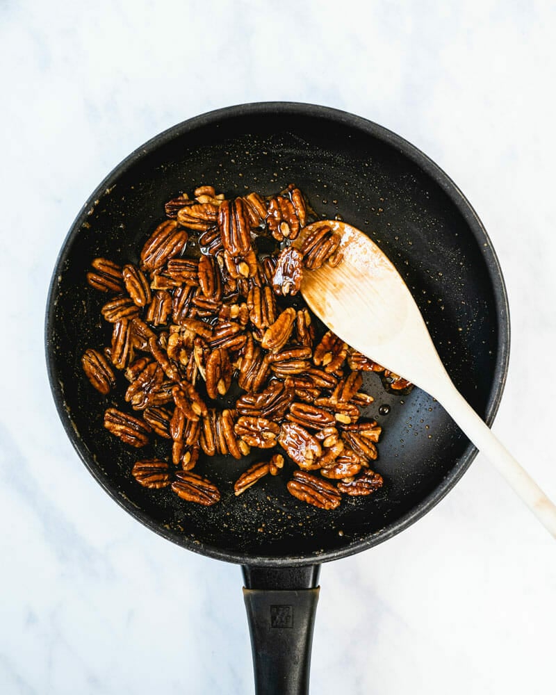 Glazed pecans