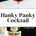 Hanky Panky Cocktail