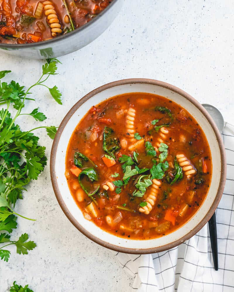 Pressure cooker minestrone