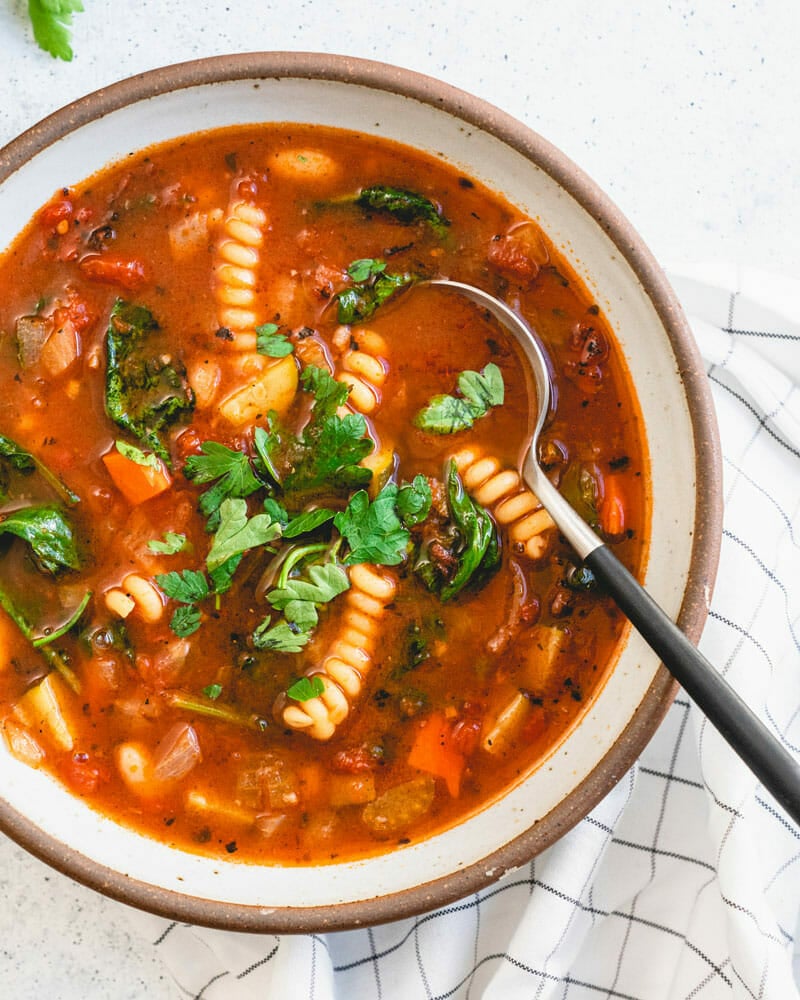 Instant Pot minestrone soup