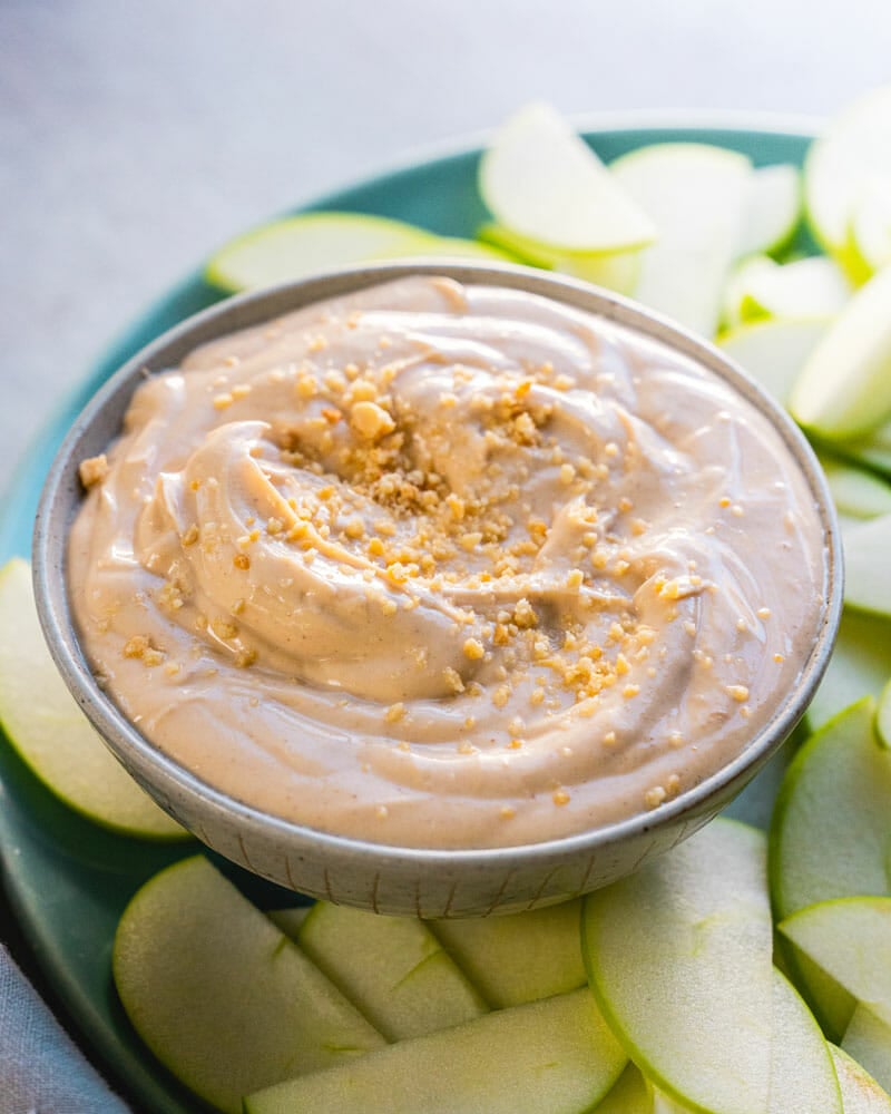 Peanut butter apple dip