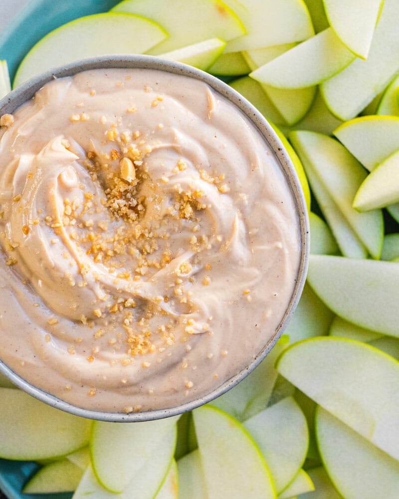 Peanut butter apple dip