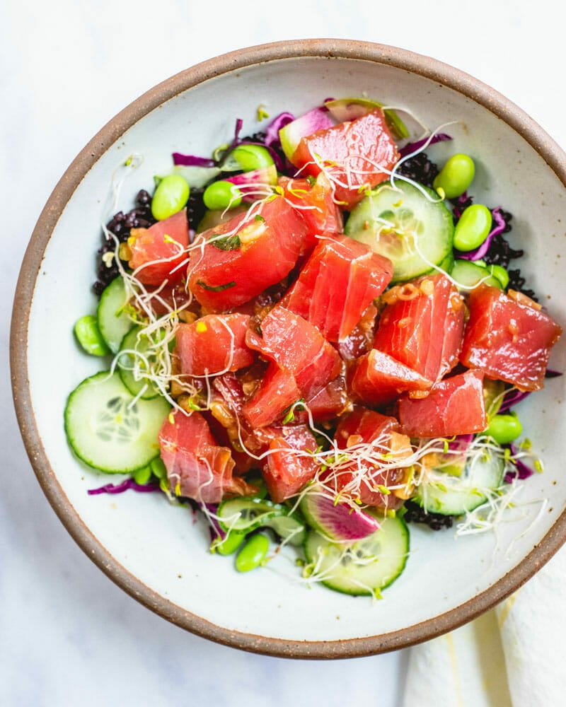 Poke bowl topping ideas