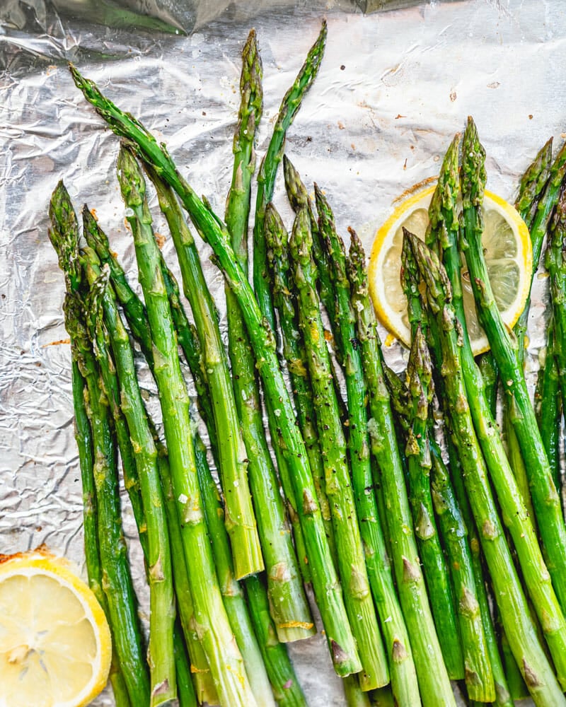 Roasted asparagus