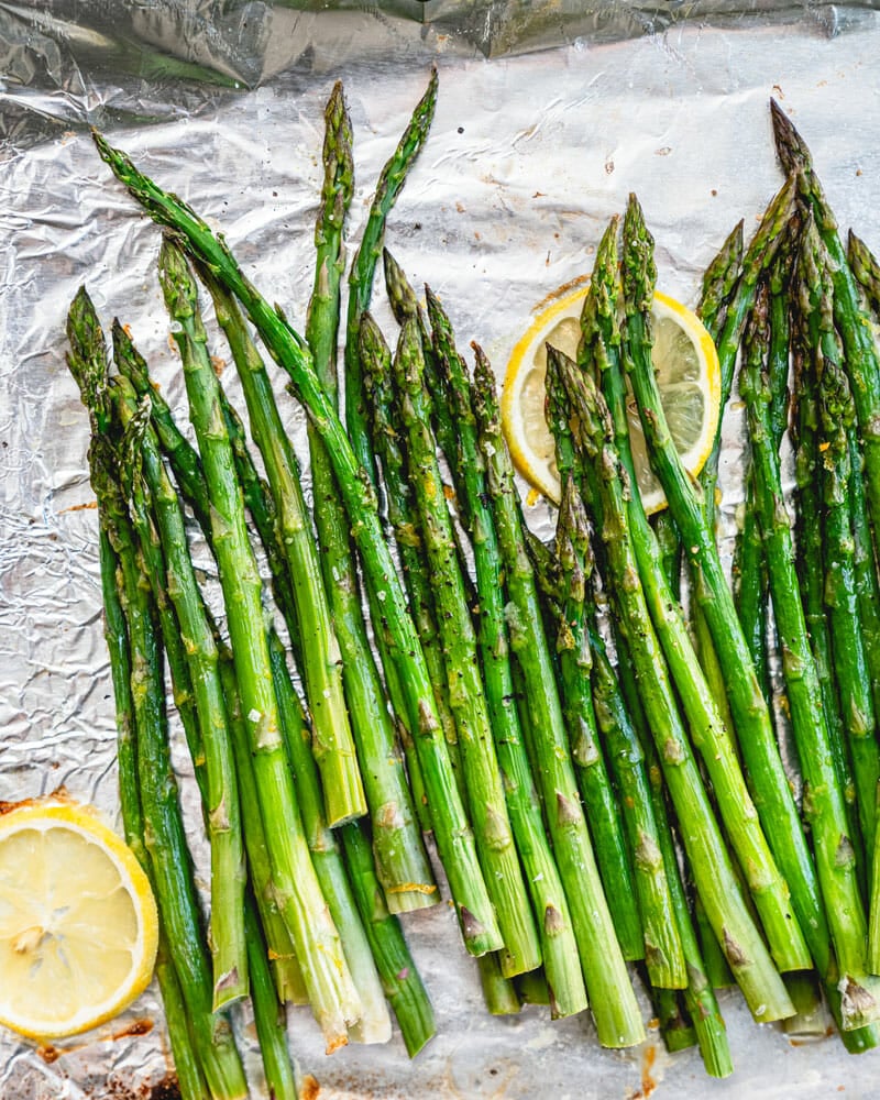 Roasted asparagus