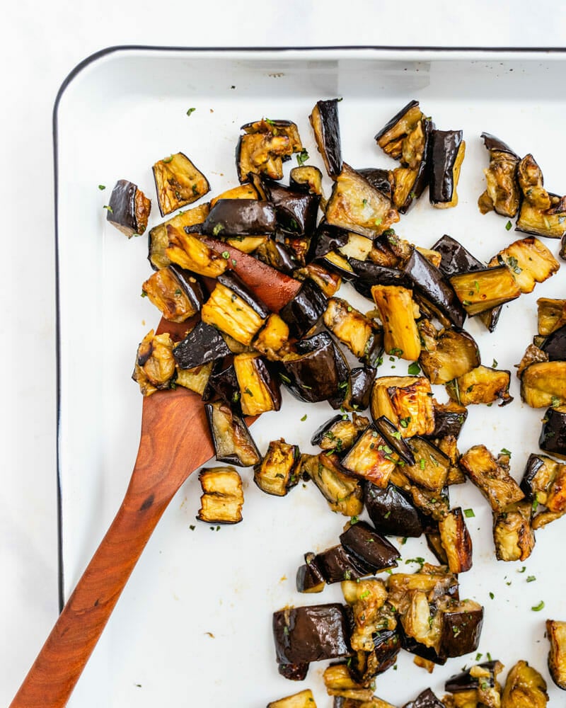 Roasted eggplant