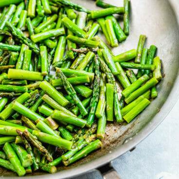 Sauteed asparagus