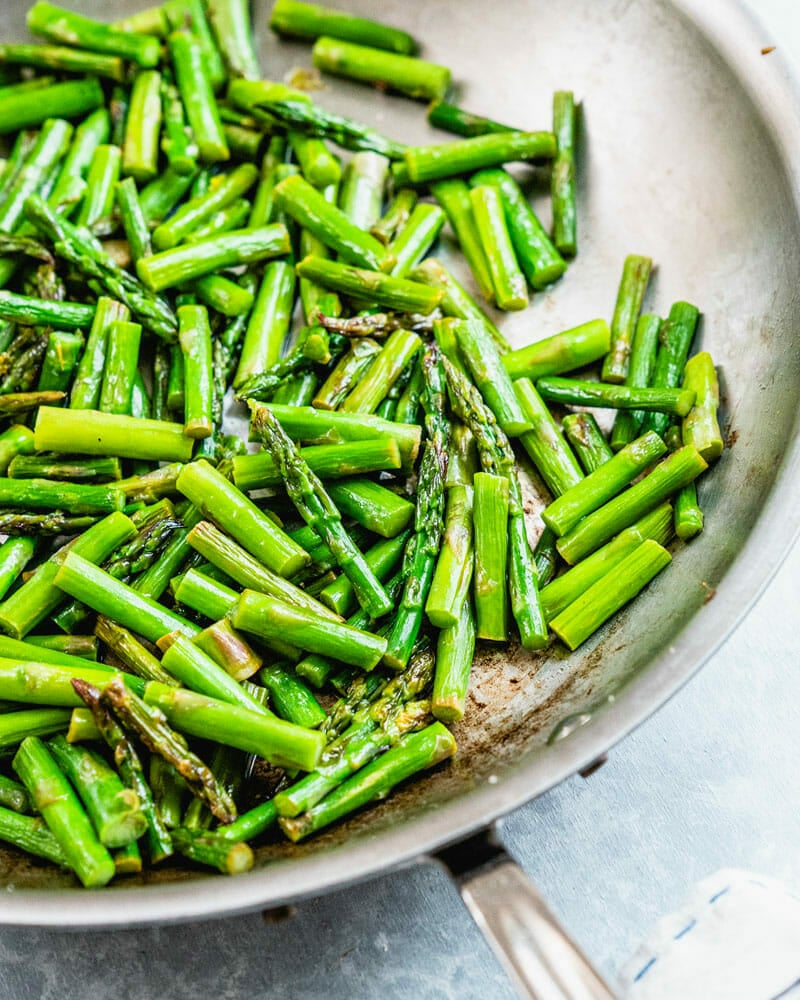 Sauteed asparagus