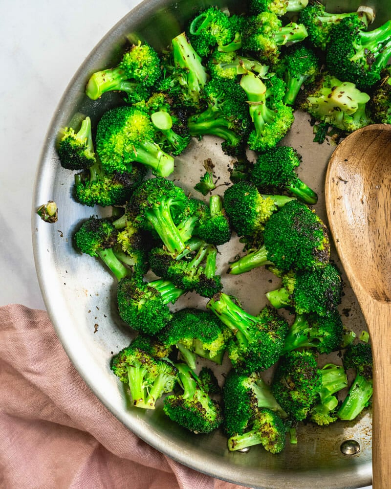 Sauteed broccoli