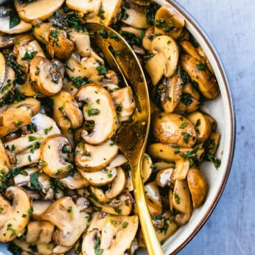 Sauteed mushrooms