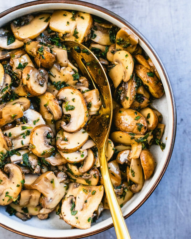 Sauteed mushrooms