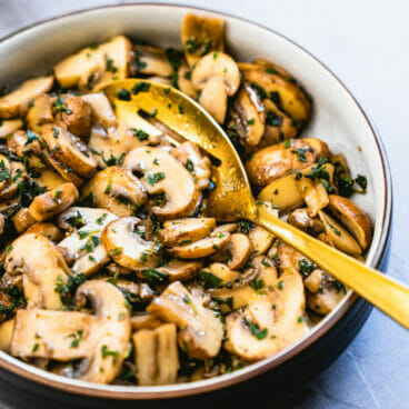 Sauteed mushrooms