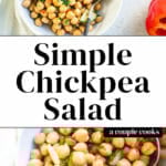 Simple Chickpea Salad