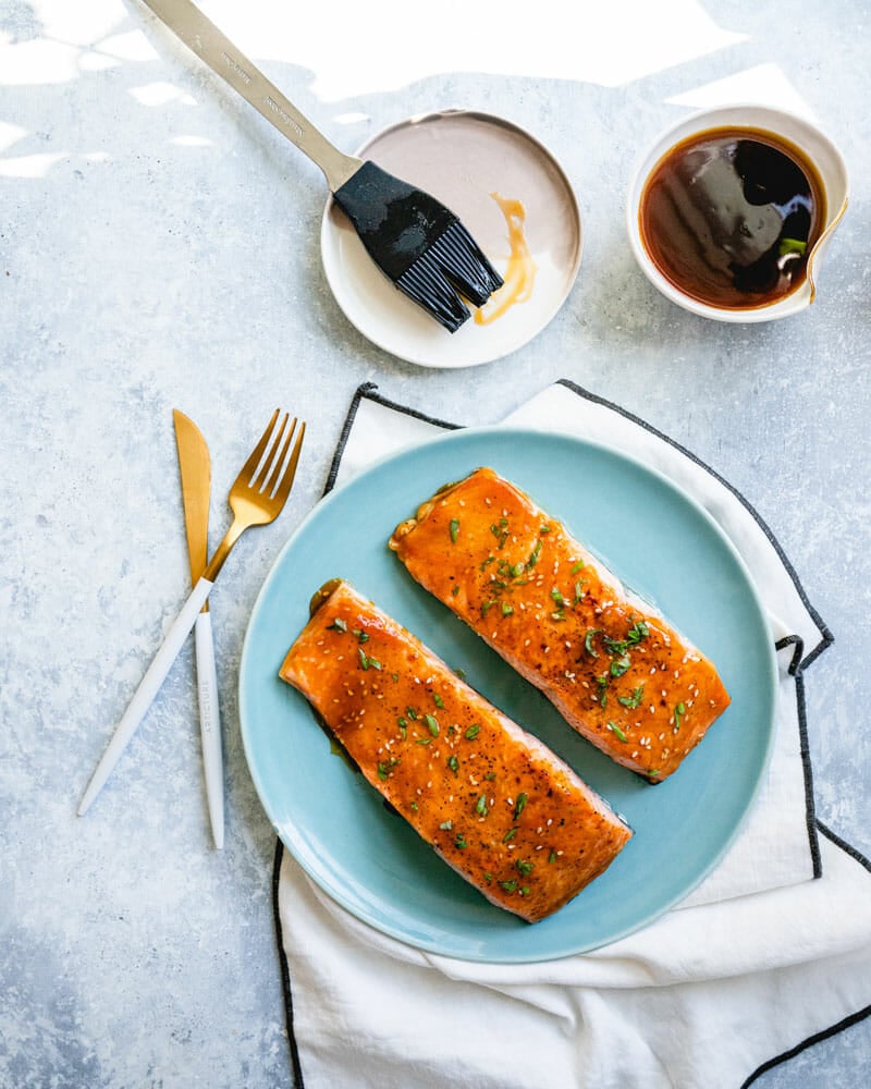 Teriyaki salmon