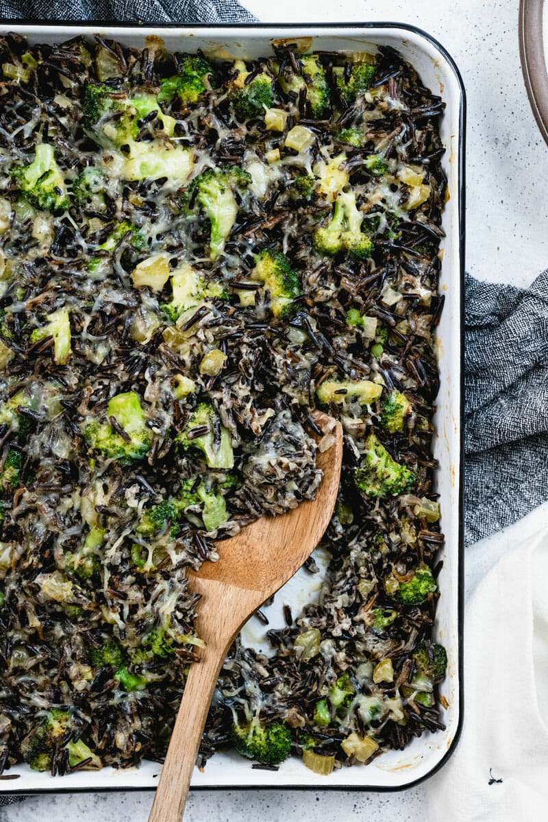 Wild rice casserole