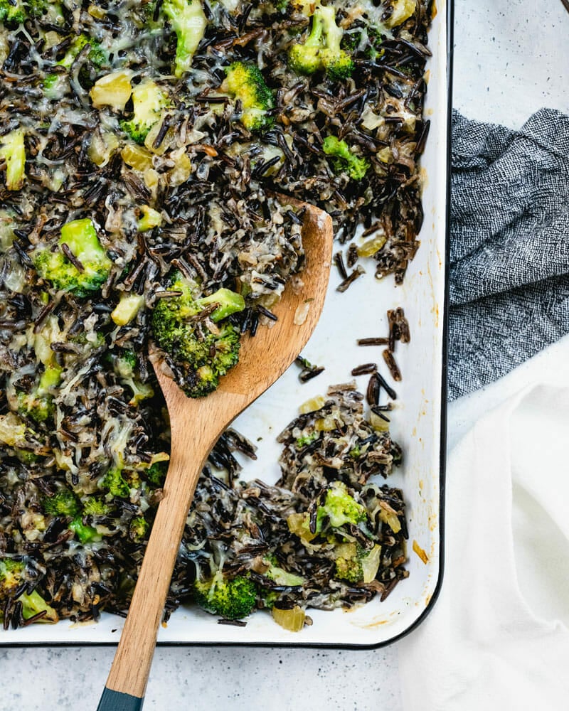 Wild rice casserole