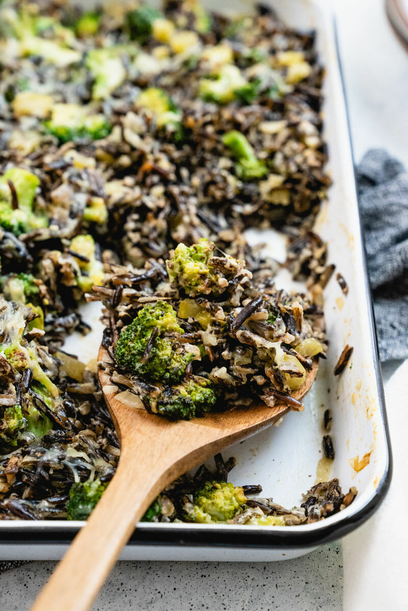 Wild rice casserole