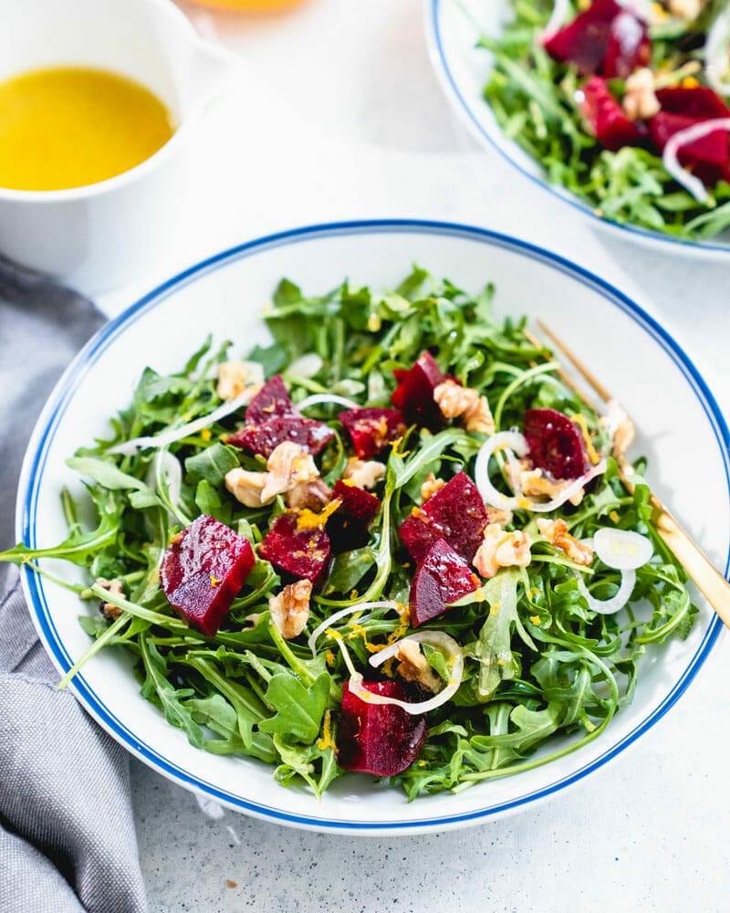 Arugula beet salad