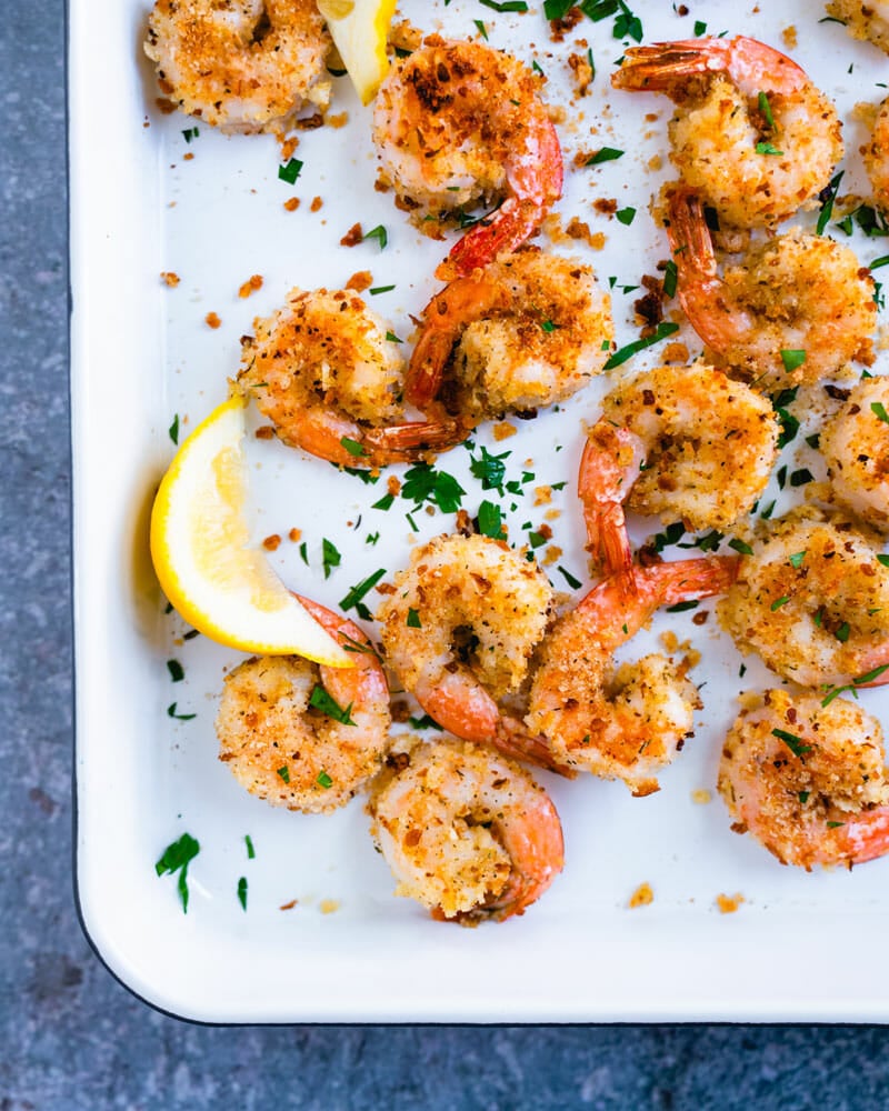 Broiled shrimp