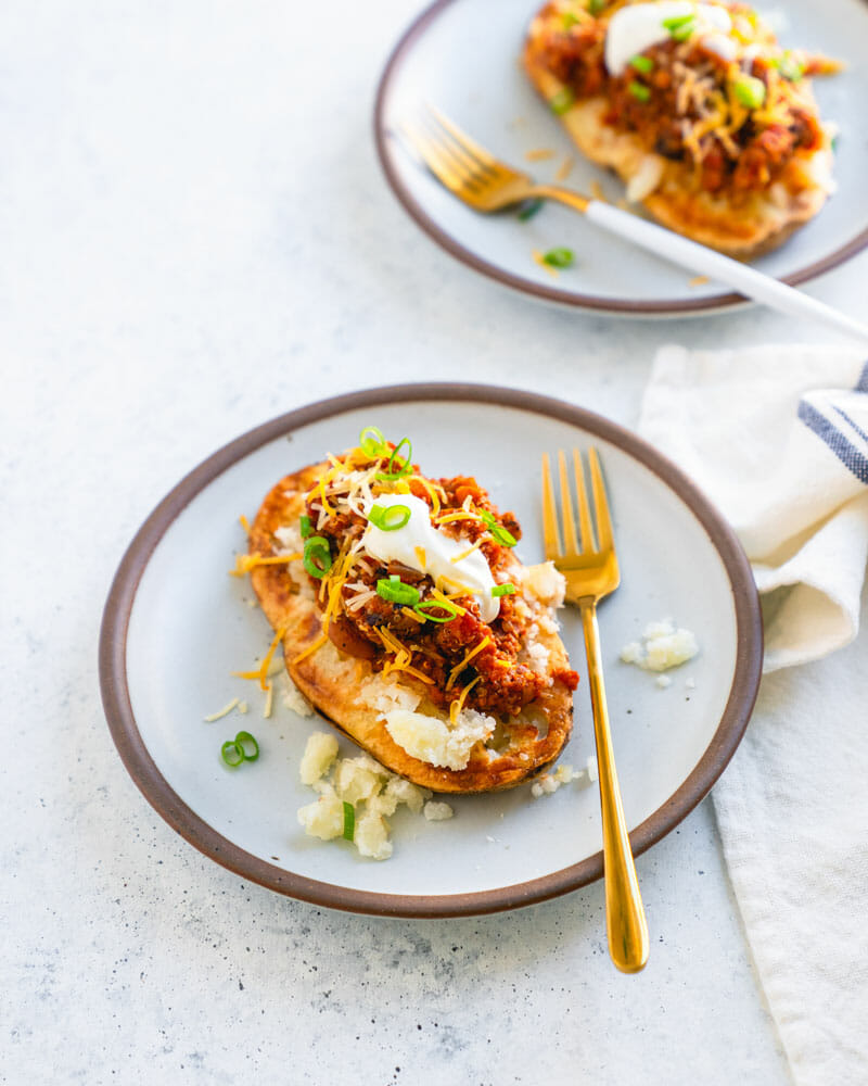 Chili baked potato