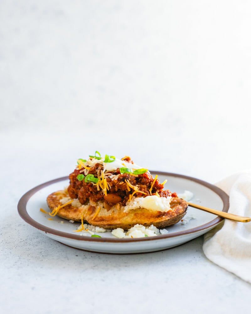 Chili baked potato