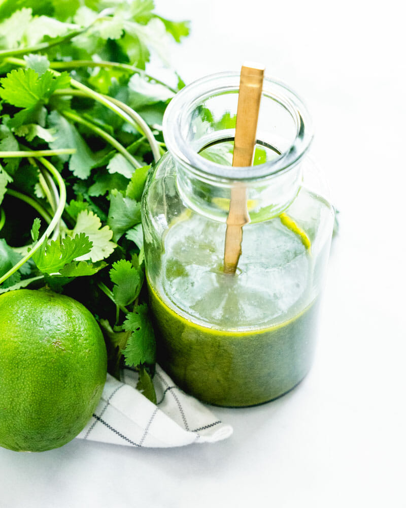 Cilantro lime vinaigrette