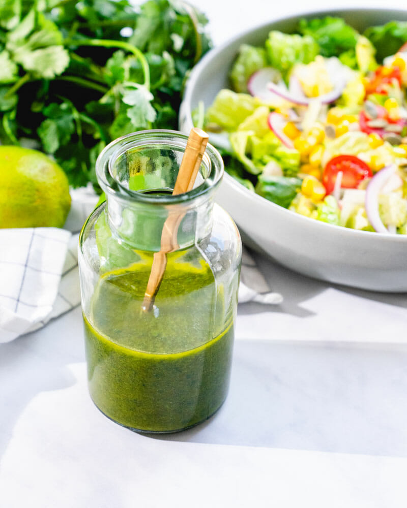Cilantro lime vinaigrette
