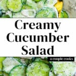 Creamy Cucumber Salad