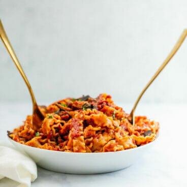 Mafaldine pasta