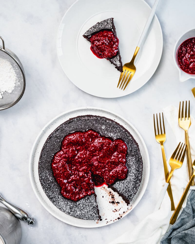 Flourless chocolate cake