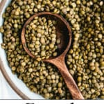 How to Cook French Lentils
