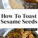 How to Toast Sesame Seeds
