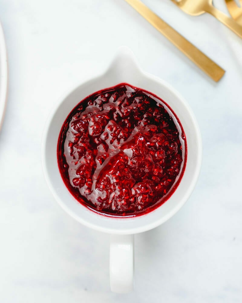 Raspberry compote