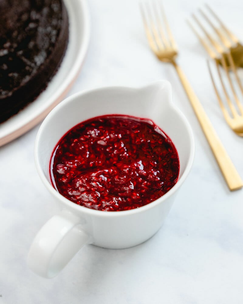 Raspberry compote