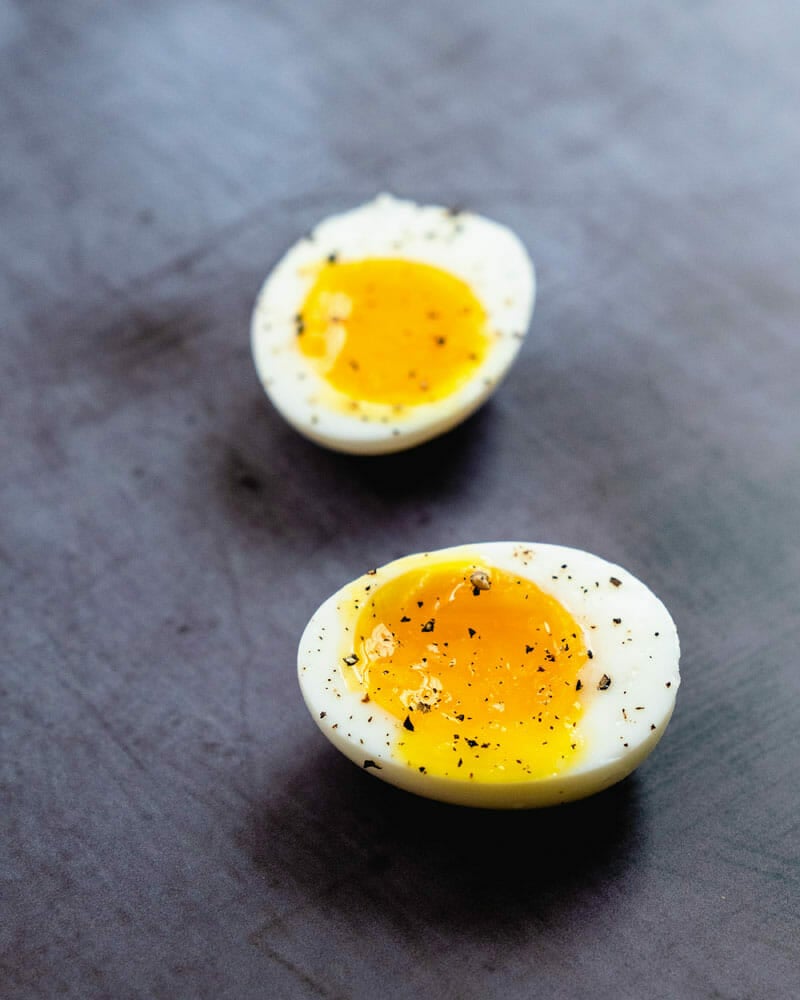 Soft boiled eggs