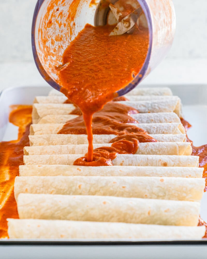 How to make vegan enchiladas