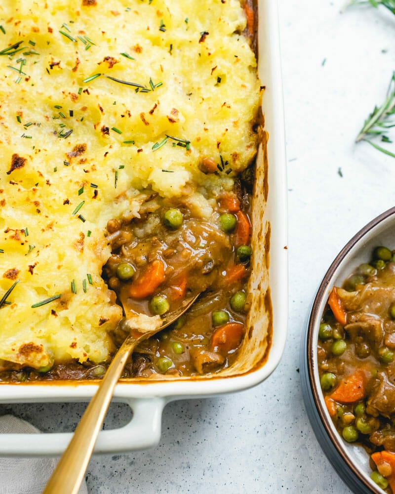 Vegan shepherd's pie