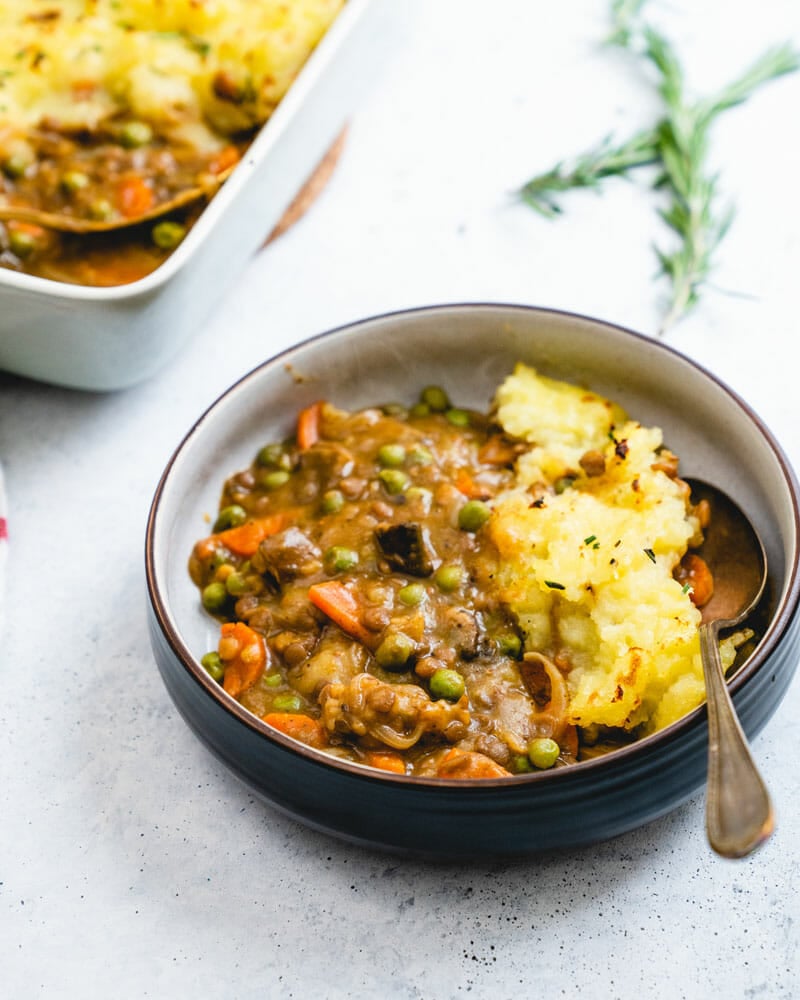 Vegan shepherd's pie