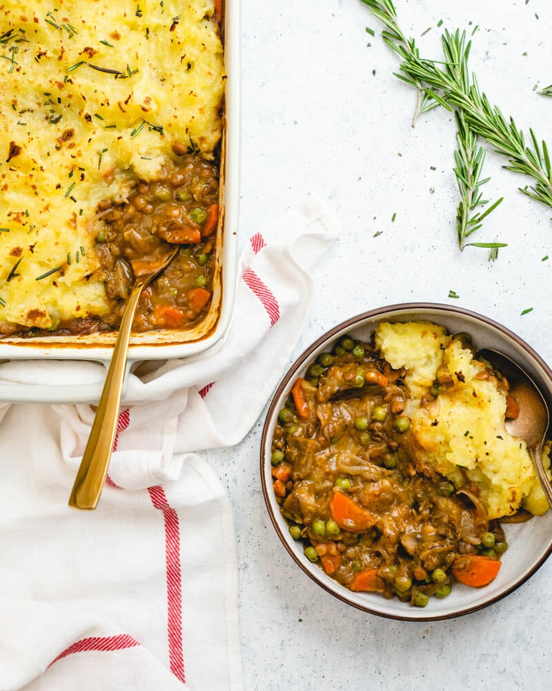 Vegan shepherd's pie