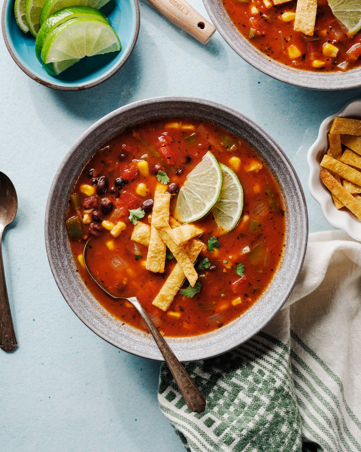 Vegetarian Tortilla Soup