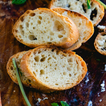 Toasted baguette