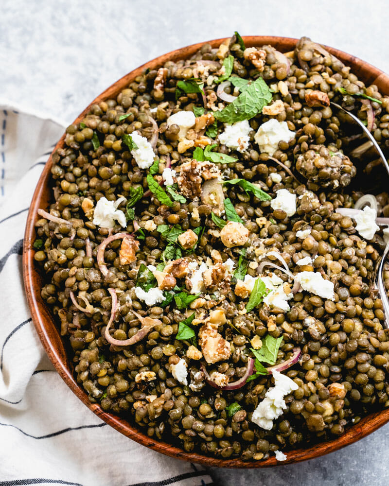 French lentil salad