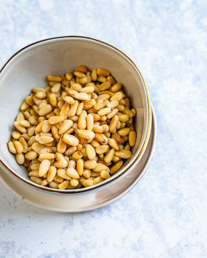 Toasted pine nuts