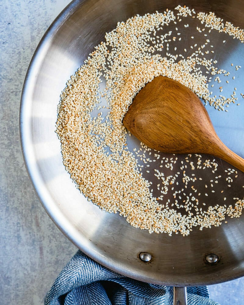 How to toast sesame seeds