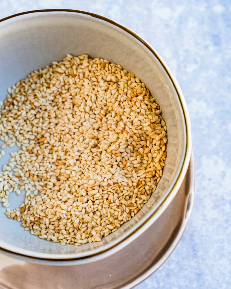 Toasted sesame seeds